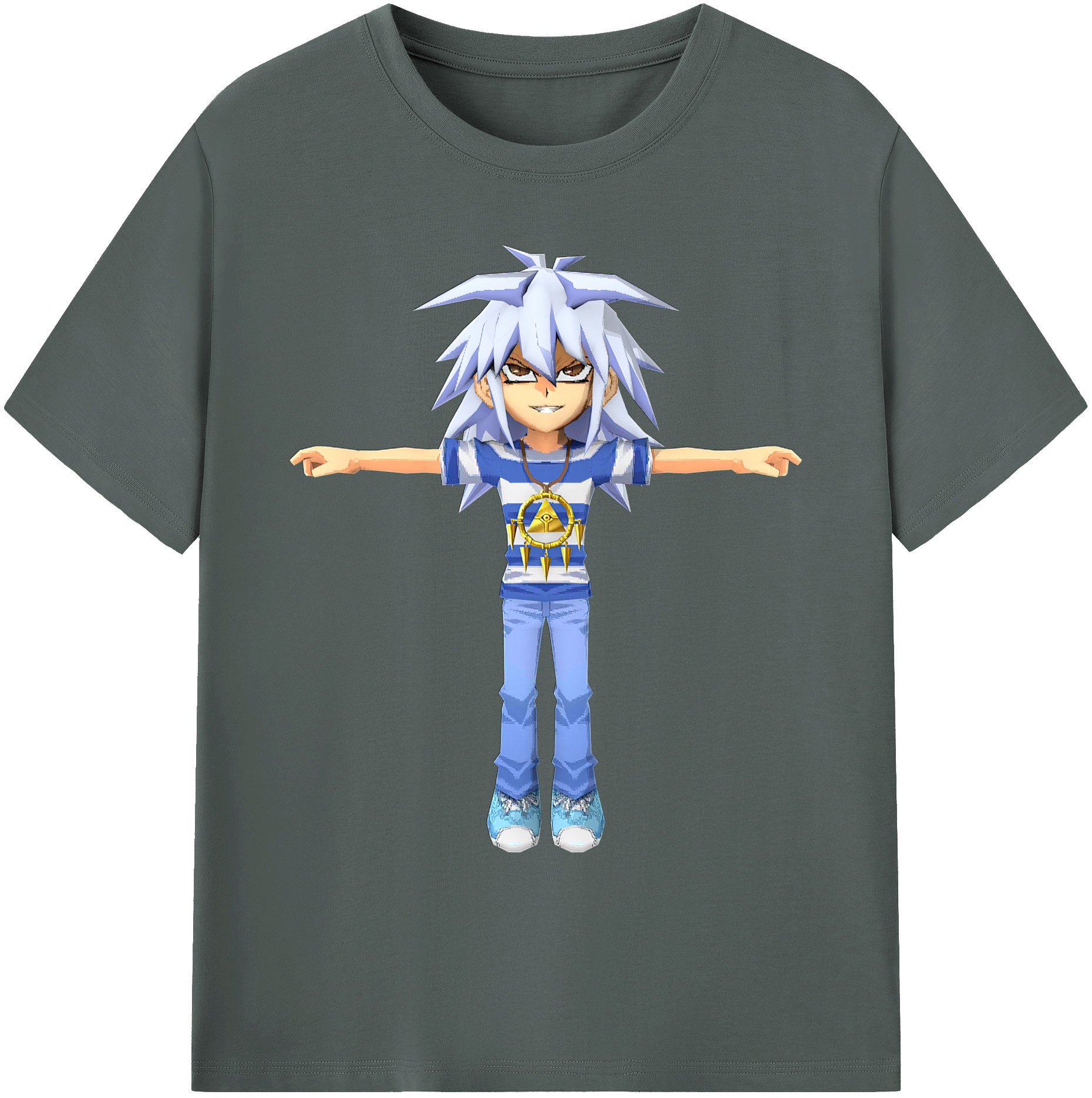 （画像用） 遊☆戯☆王 Yu-Gi-Oh! 綿100％ メンズ半袖Tシャツ｜肌触りやわらか＆通気性